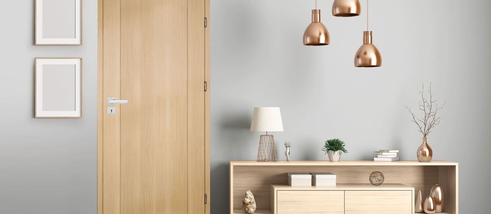 Drzwi wewnętrzne - model Parys w okleinie jesion bielony