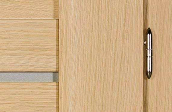 three decorative pintle hinges